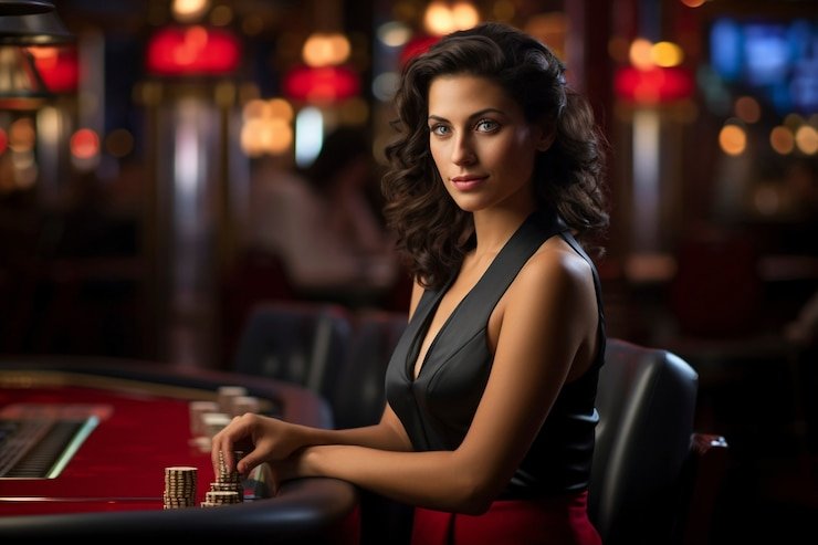 Tim koi togel bekerja di kantor modern dengan layar monitoring untuk sportsbook dan live casino